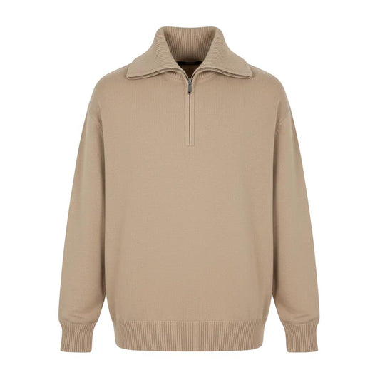 Pullover mit Kragen und Viertelreißverschluss für Männer