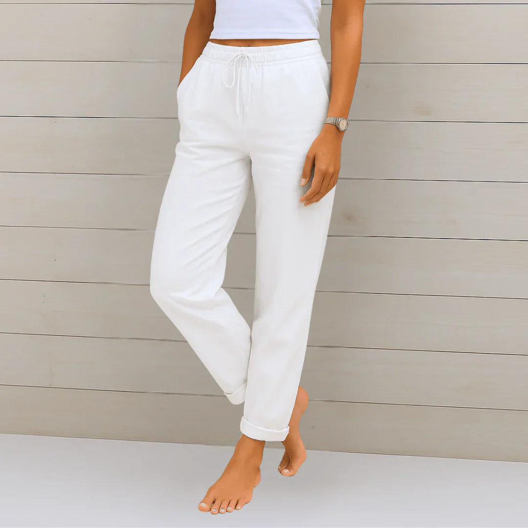 Gerade Sommerhose für Damen