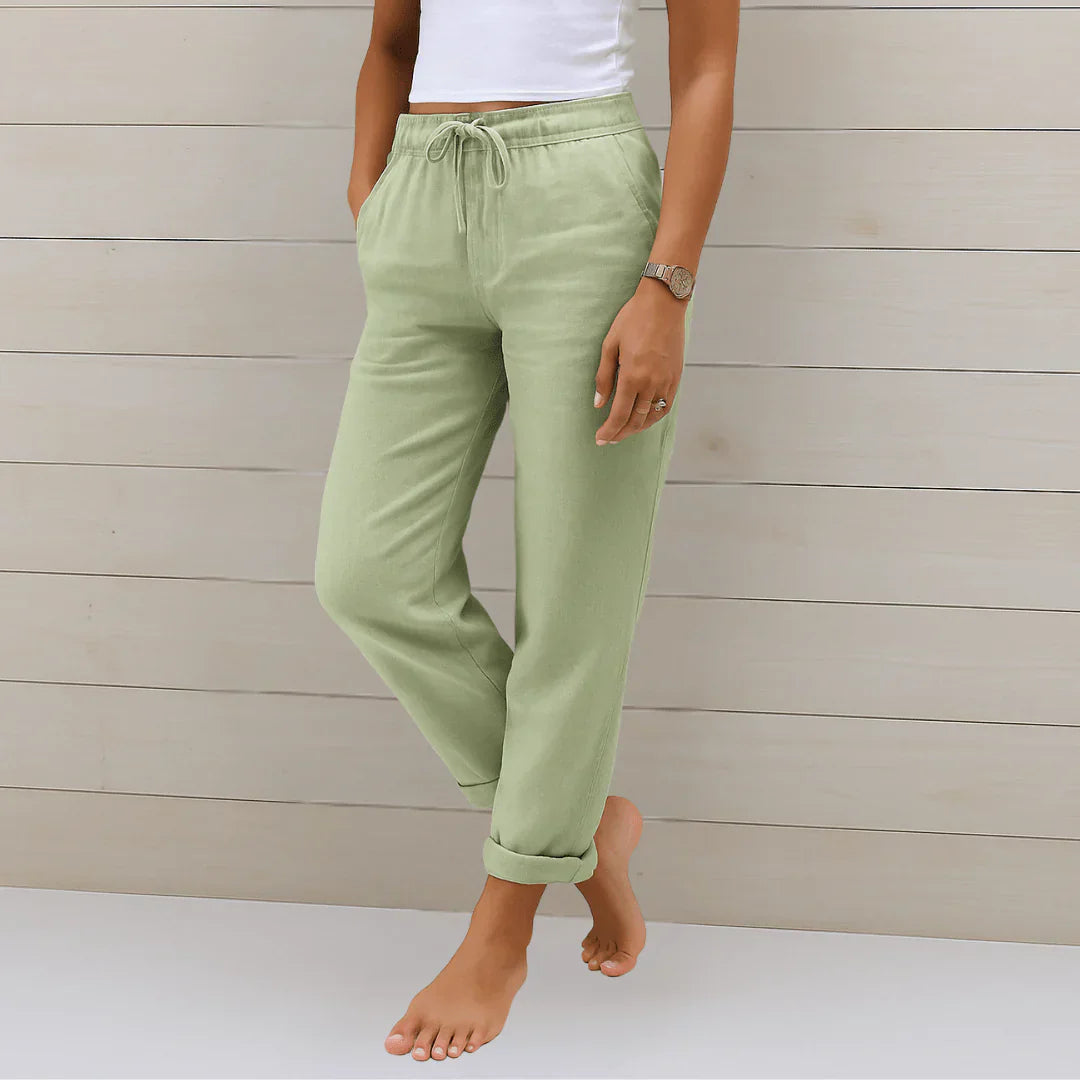 Gerade Sommerhose für Damen