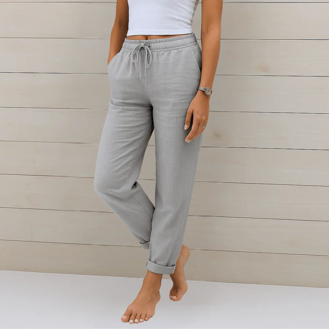 Gerade Sommerhose für Damen