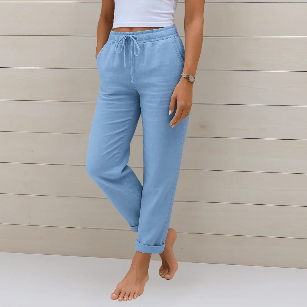 Gerade Sommerhose für Damen
