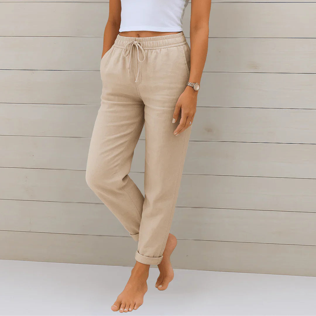 Gerade Sommerhose für Damen