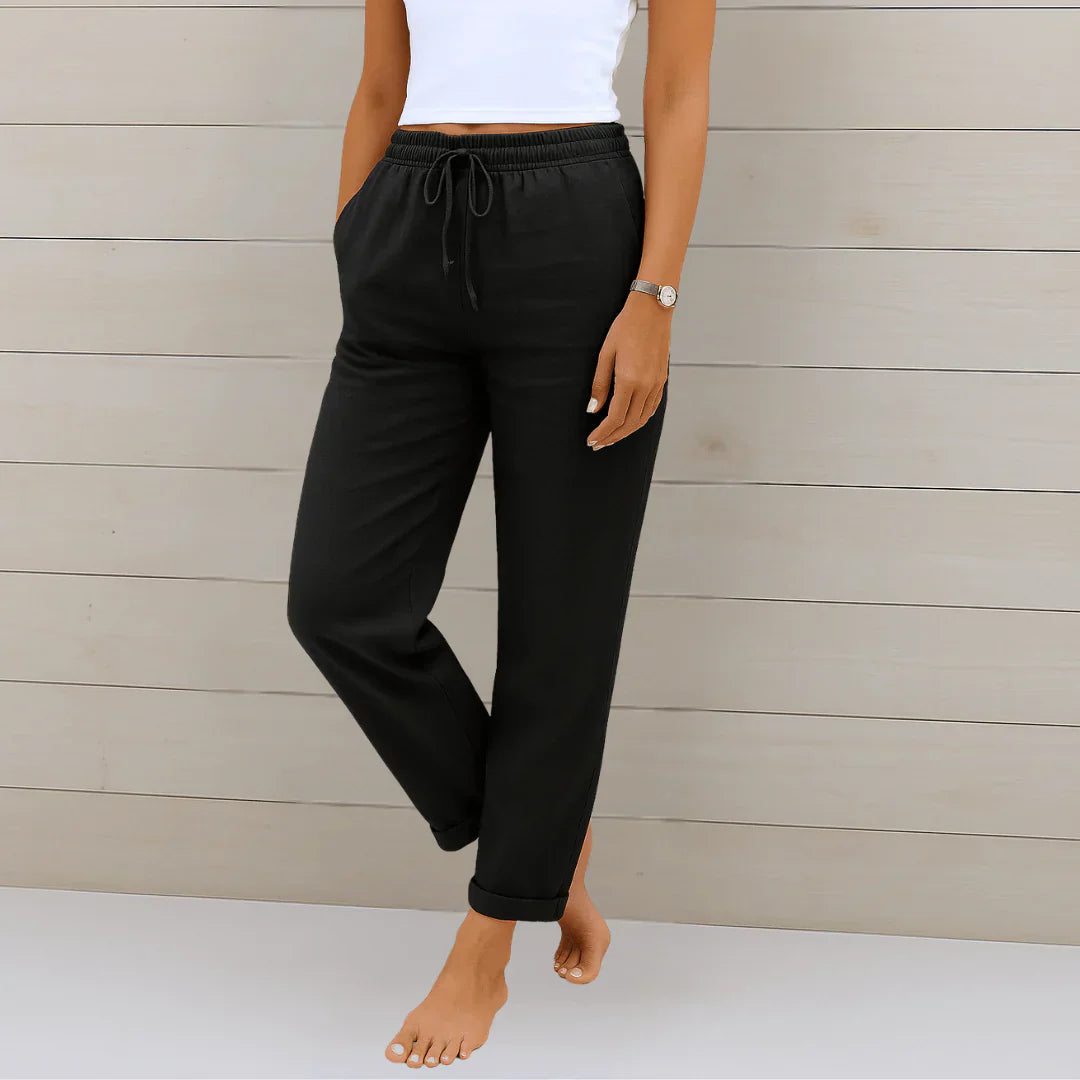 Gerade Sommerhose für Damen