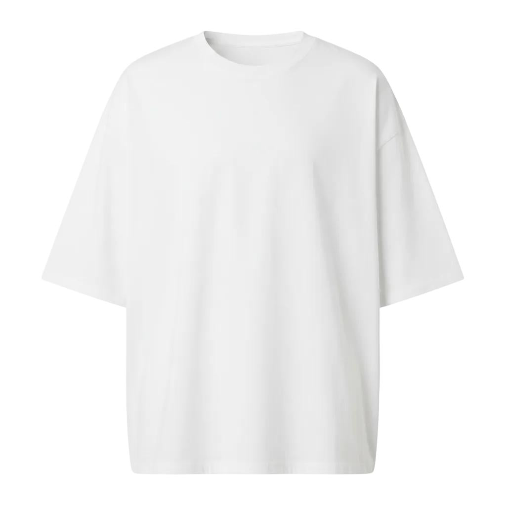 Übergroß T-Shirt mit Rundhalsausschnitt für Männer