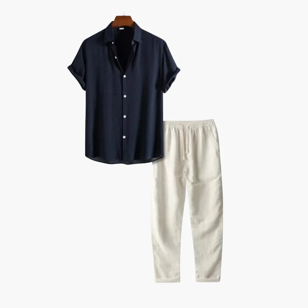 Herren Set mit Hemd und langer Hose
