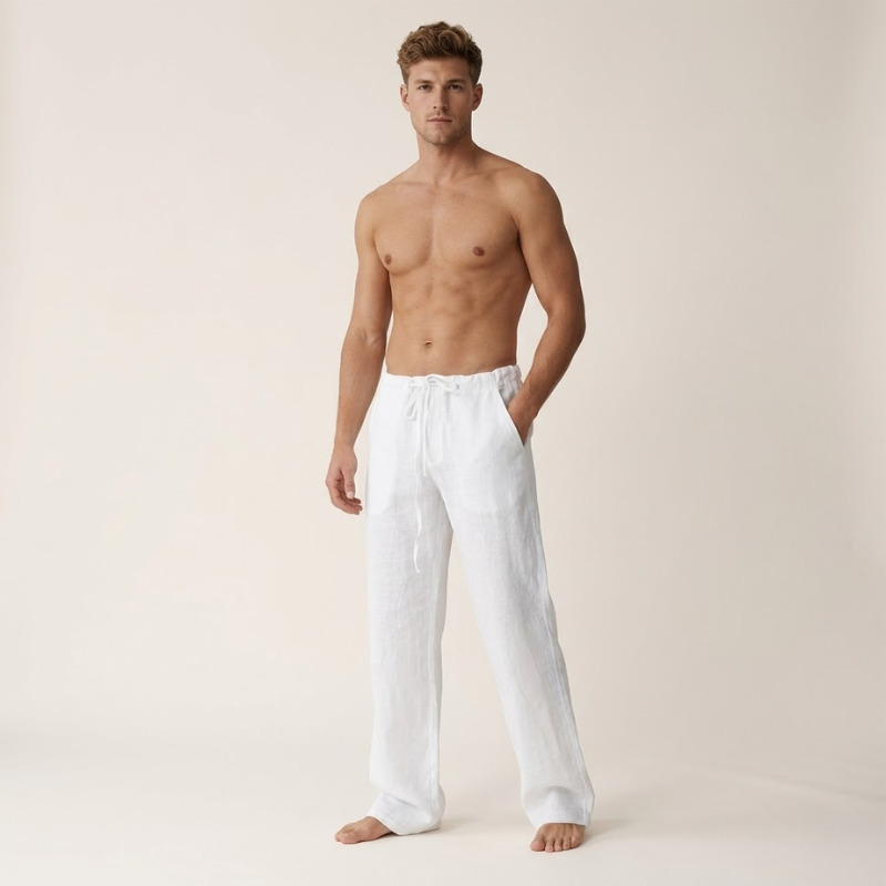 Herren Sommerhose mit gerader Form