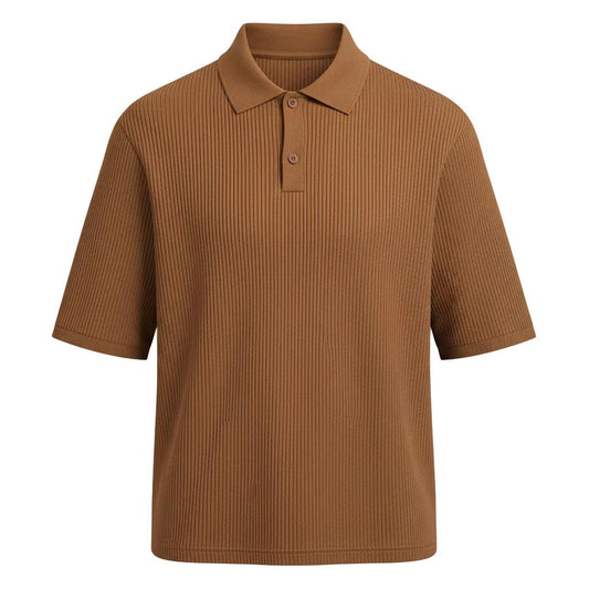 Geripptes Kurzarm-T-Shirt für Männer