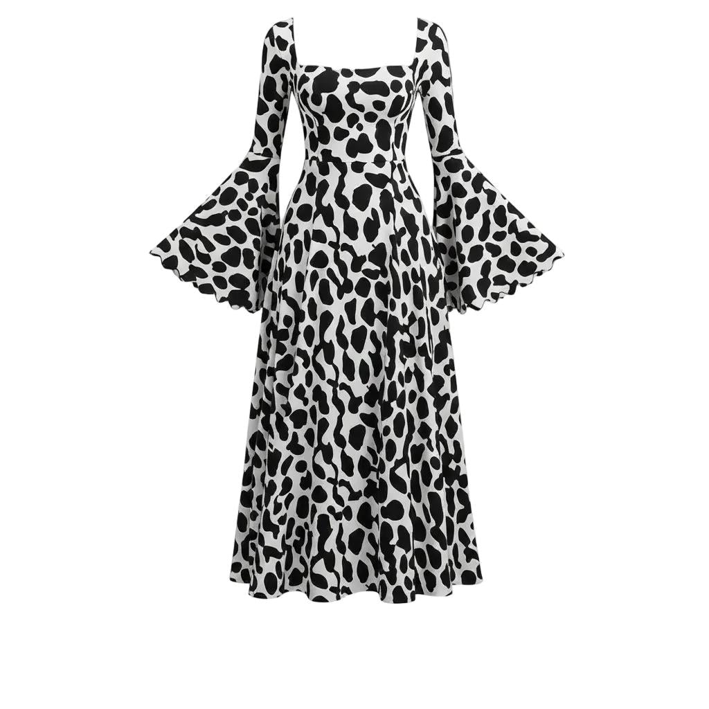 Kleid mit Muster für Frauen