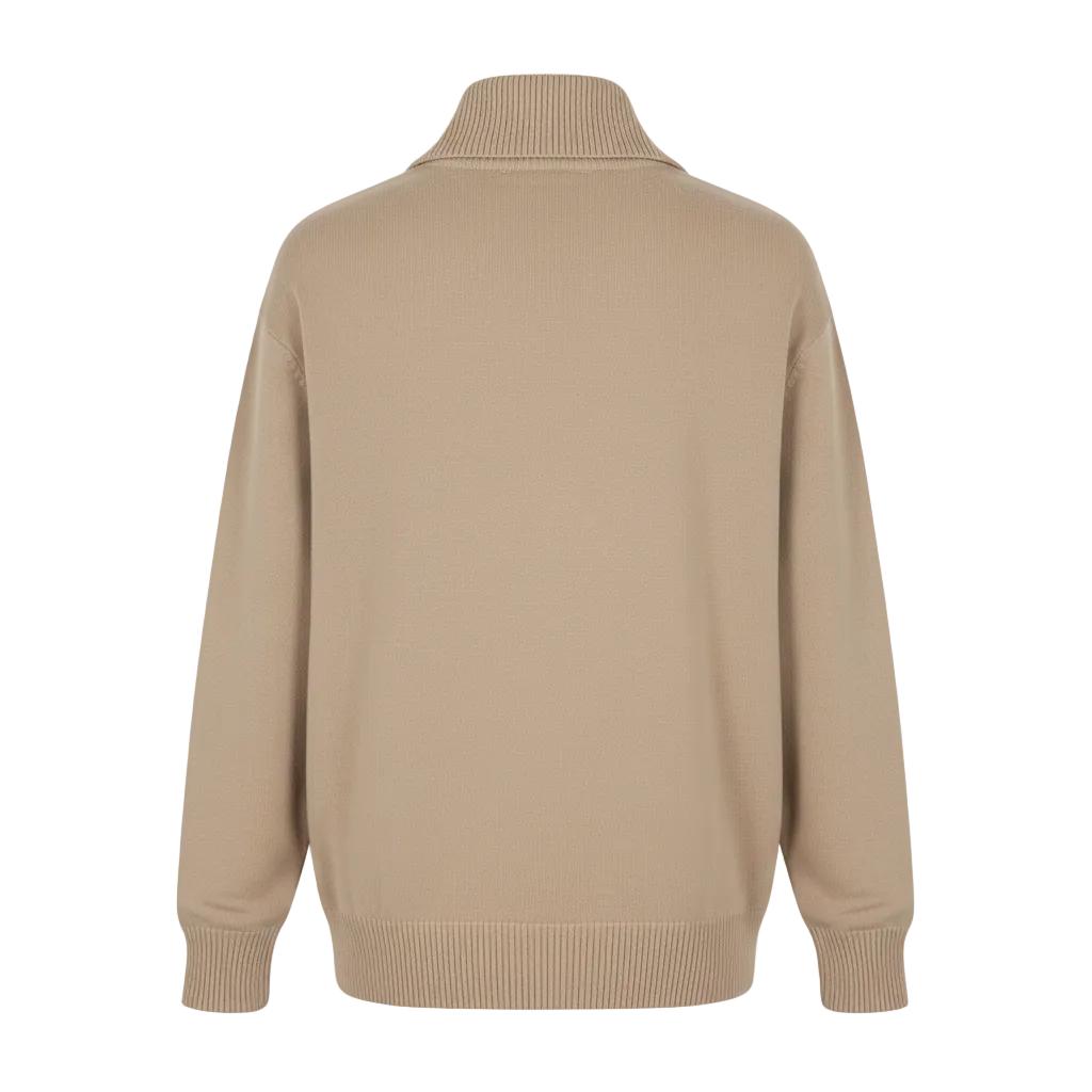 Pullover mit Kragen und Viertelreißverschluss für Männer