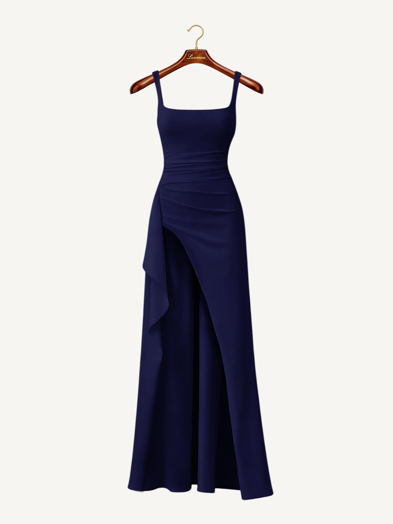 Abend Maxikleid mit schmalen Trägern
