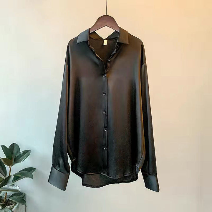 Elegante Damenbluse mit langen Ärmeln