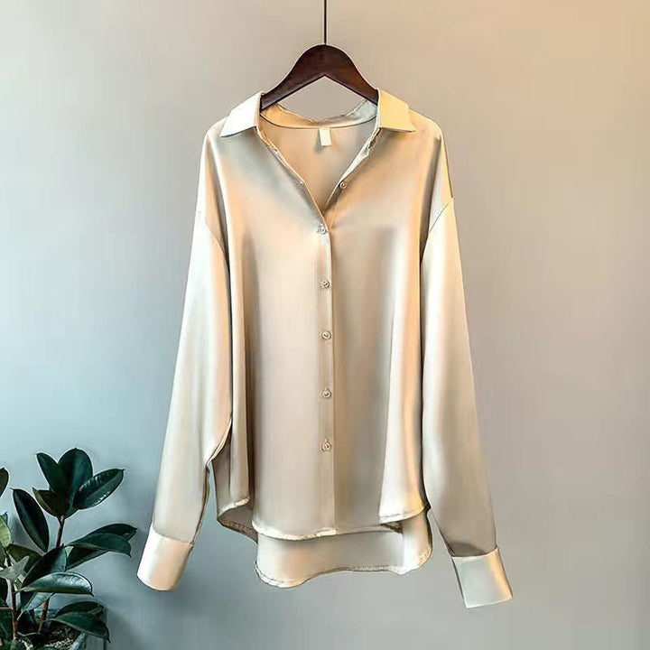Elegante Damenbluse mit langen Ärmeln