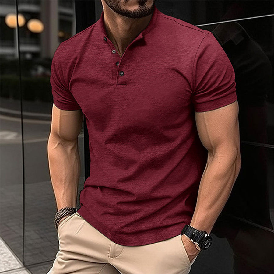 Herren Poloshirt Mit Kragen Und Kurzarm