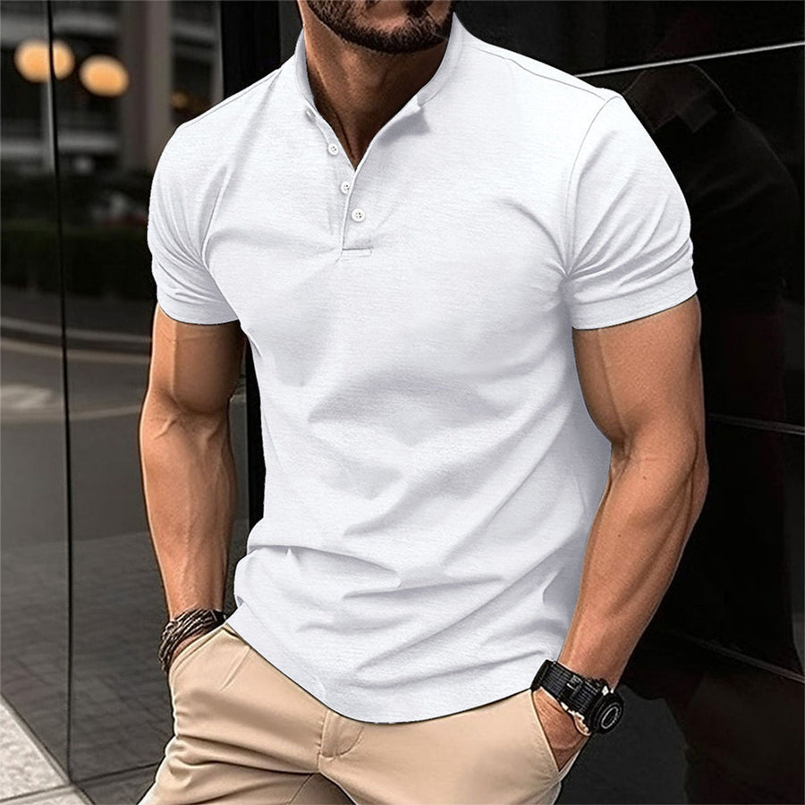 Herren Poloshirt Mit Kragen Und Kurzarm