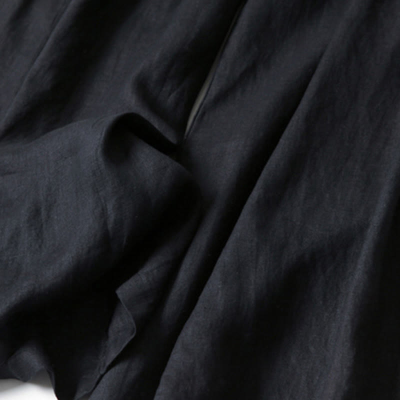 Damen Hose mit weitem Bein und Taschen