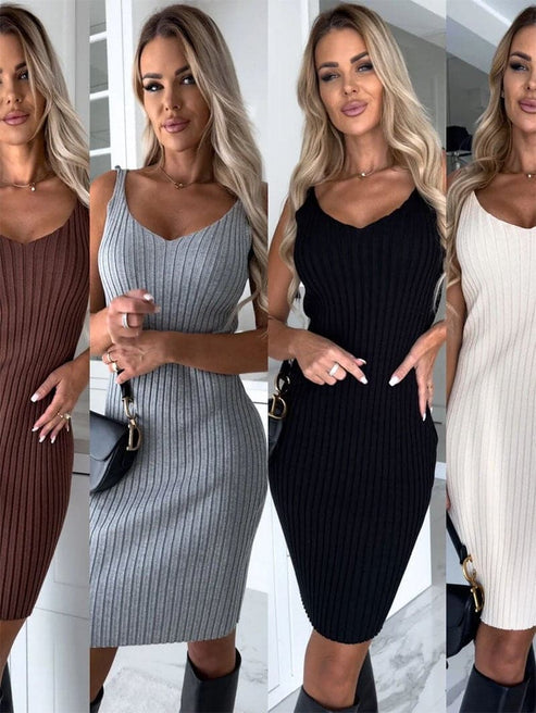 Damen-Set mit Kleid und Pullover