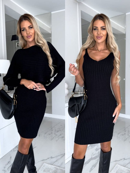 Damen-Set mit Kleid und Pullover
