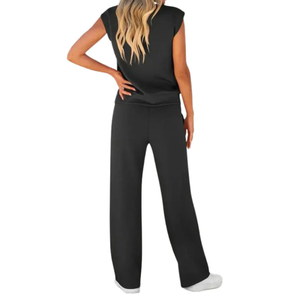 Damen Set mit ärmellosem Oberteil und Hose