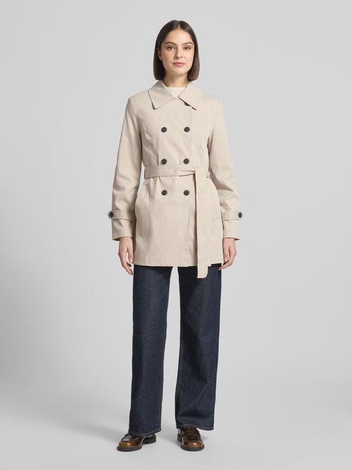 Damen-Trenchcoat mit Bindegürtel vorne