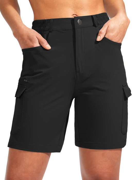 Damen kurze Cargo Hose mit Taschen für aktive Tage