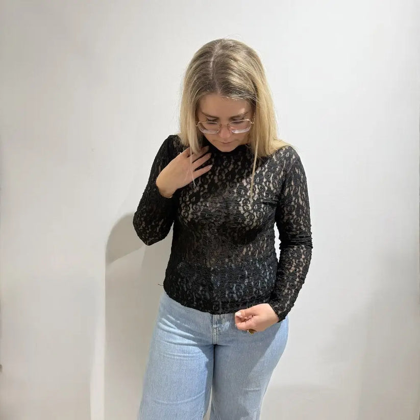 Elegantes Damen Oberteil mit Langen Ärmeln