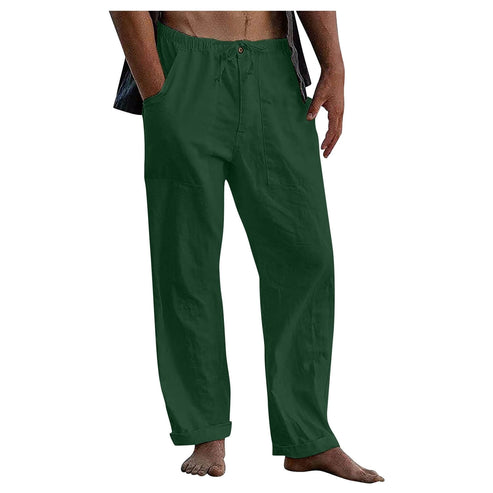Herren Hose mit weiten Beinen Sommer Alltag