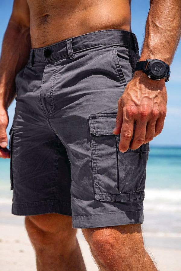 Herren Kurze Hose mit Seitentaschen