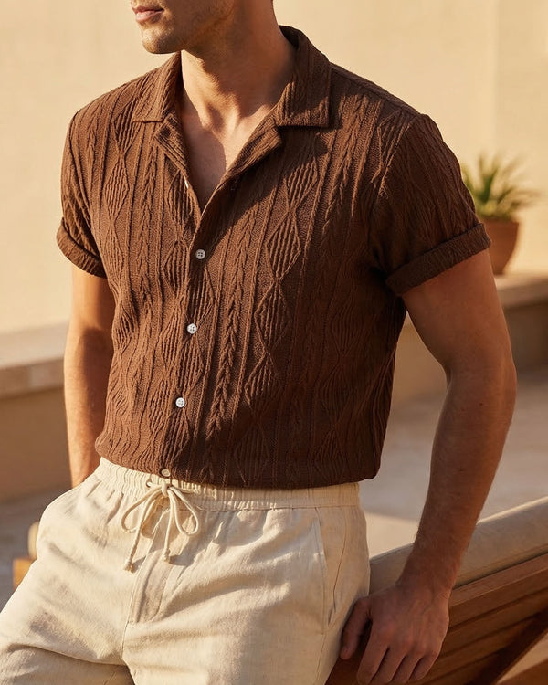Herren Sommer Set mit Hemd und Hose