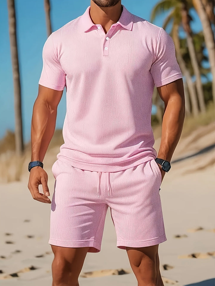 Herren Sommer Set mit Hemd und Shorts