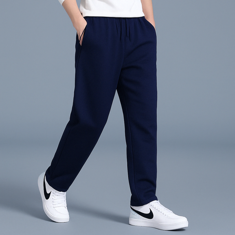 Herren Sporthose mit geradem Bein und Taschen