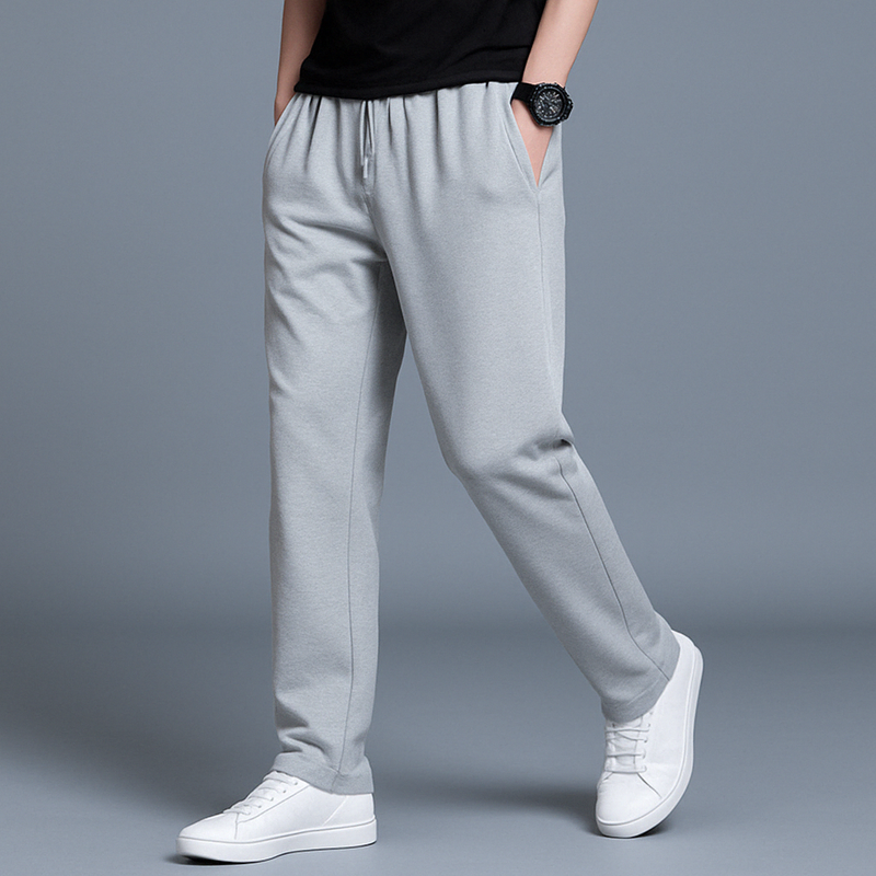 Herren Sporthose mit geradem Bein und Taschen