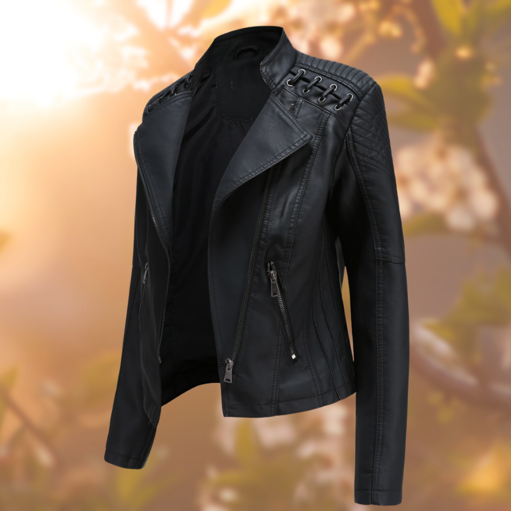 Kurze Damenjacke mit eleganter Form