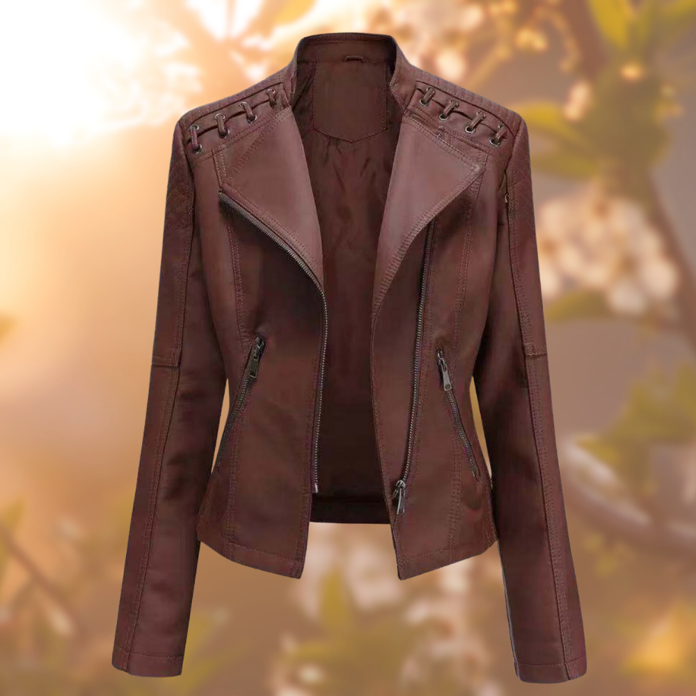 Kurze Damenjacke mit eleganter Form