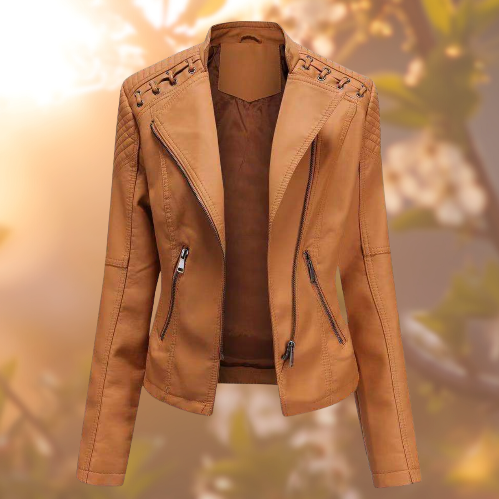 Kurze Damenjacke mit eleganter Form