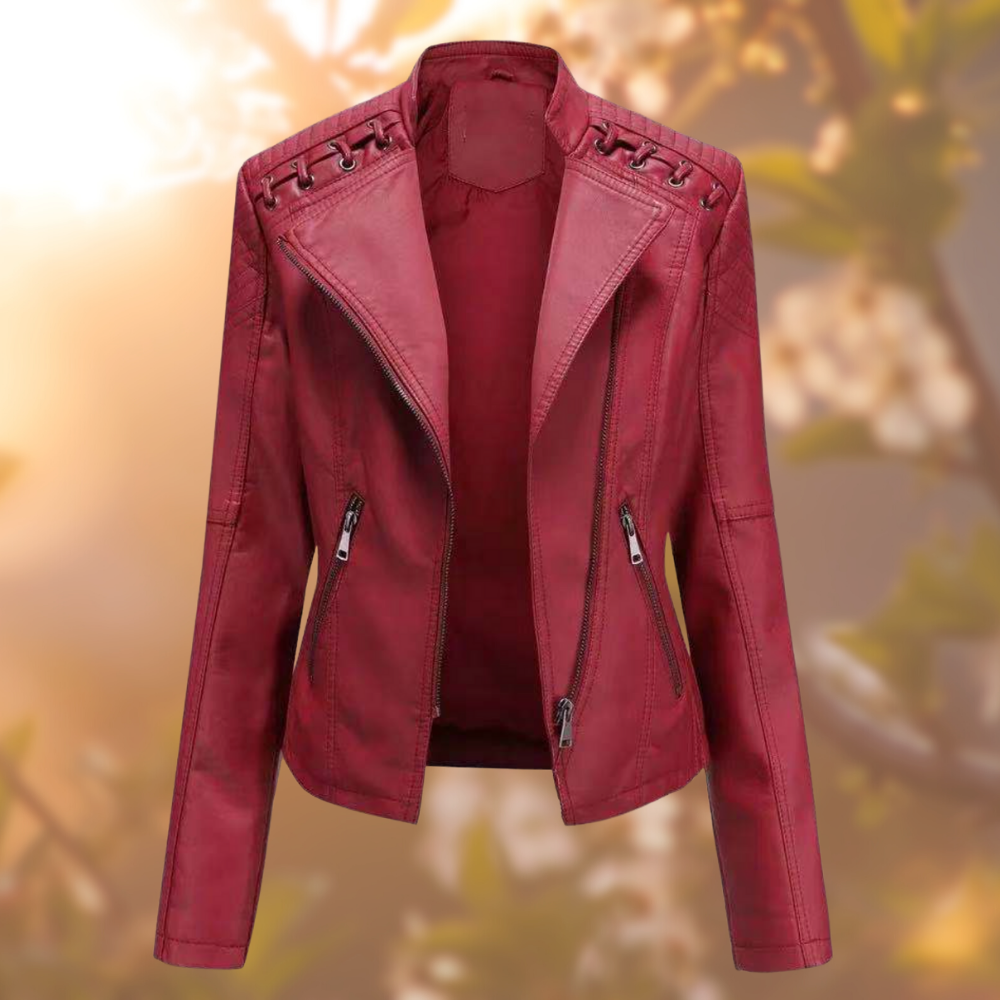 Kurze Damenjacke mit eleganter Form