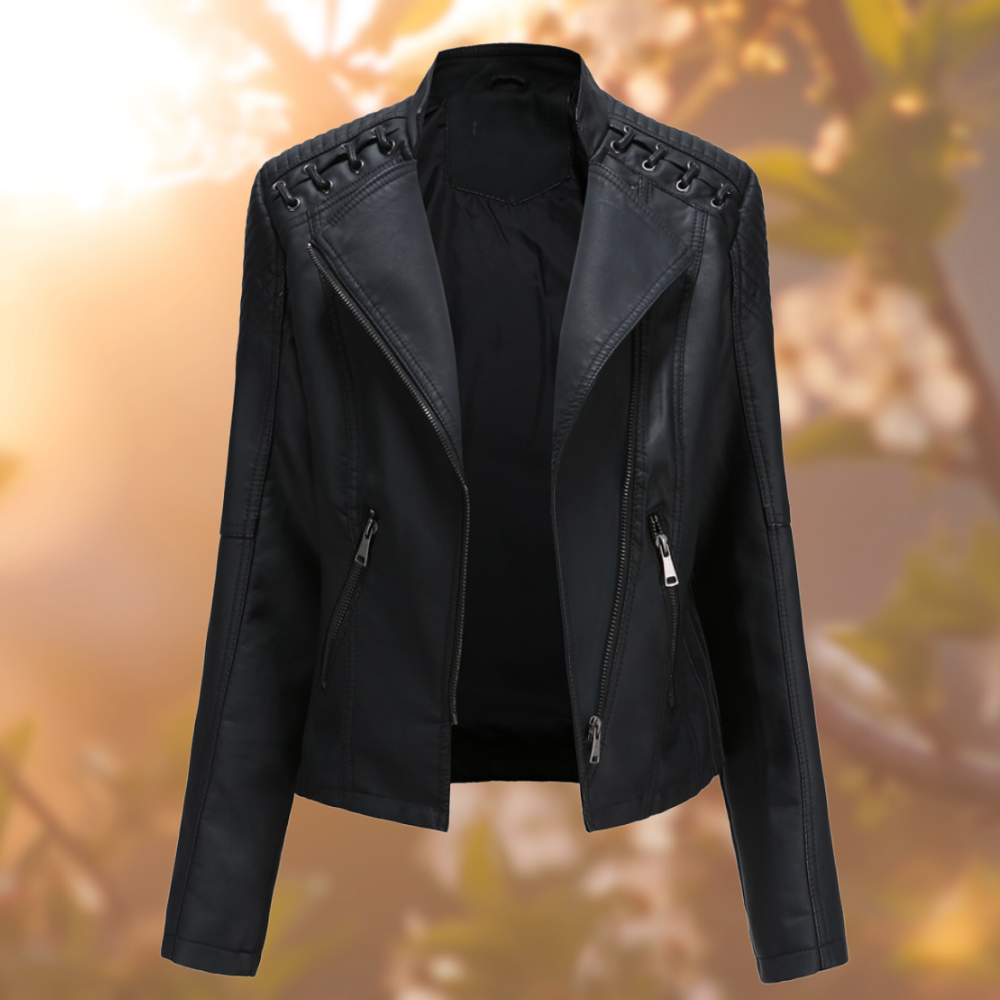 Kurze Damenjacke mit eleganter Form
