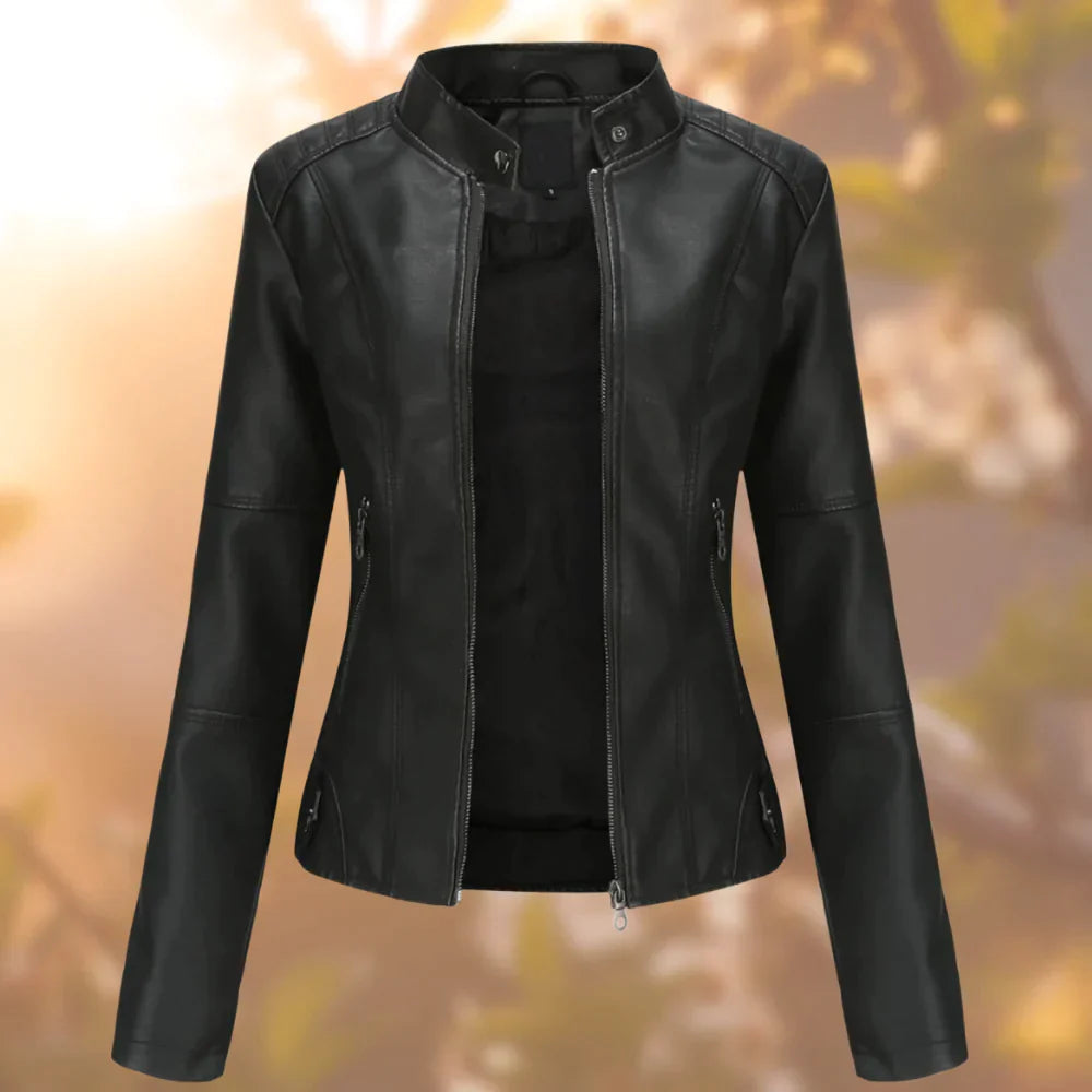 Kurze Damenjacke mit zeitgemäßer Erscheinung