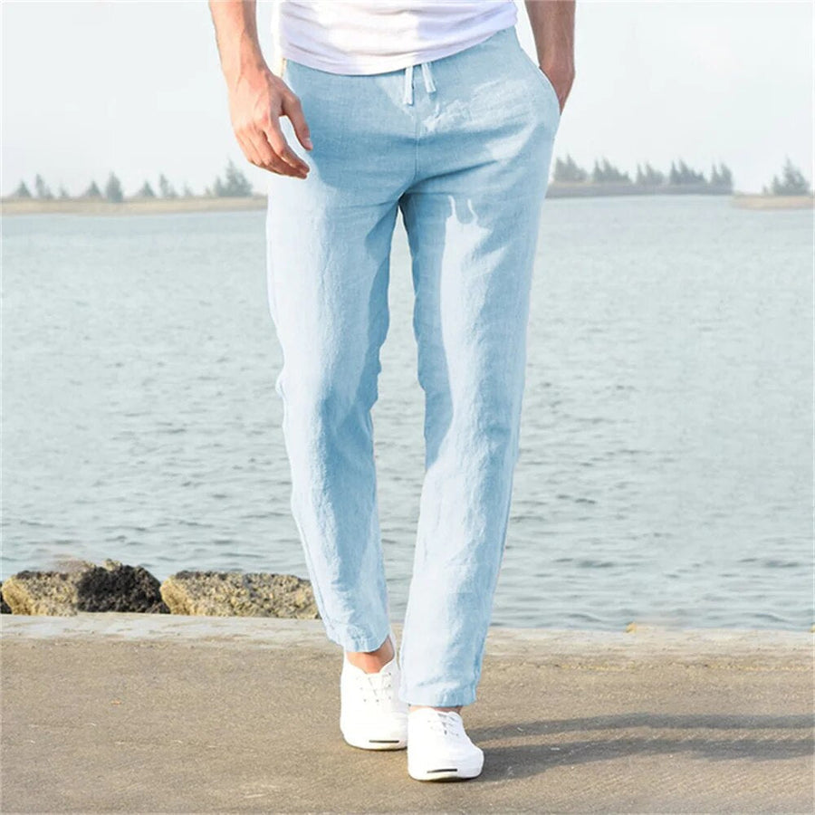 Gerade Sommerhose für Herren