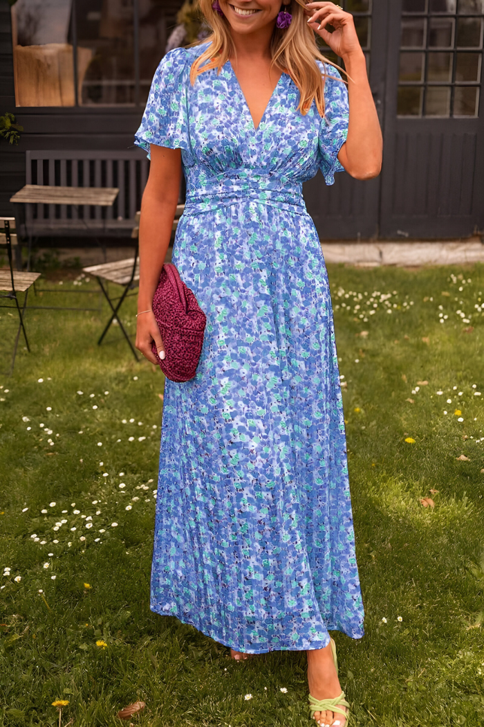 Elegantes Maxikleid mit schönen Ärmeln