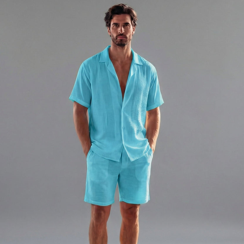 Herren Sommerset mit Hemd und Shorts