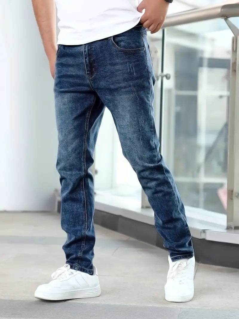 Moderne Herren Hose mit geradem Schnitt