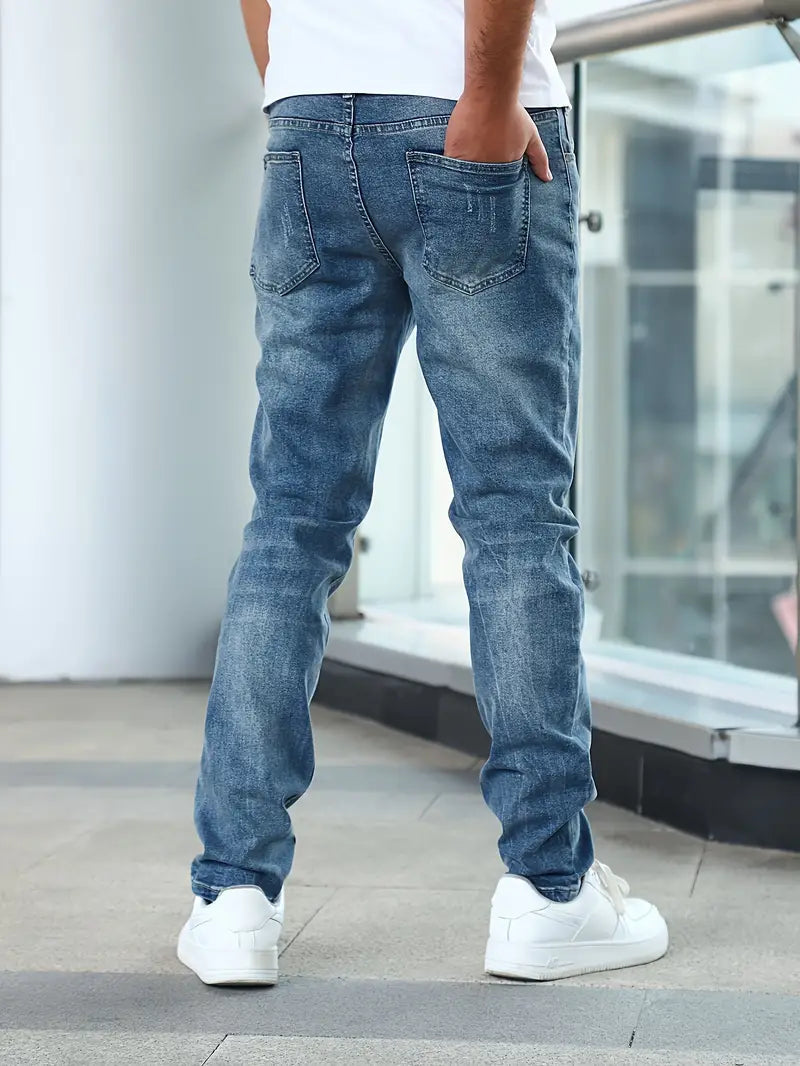 Moderne Herren Hose mit geradem Schnitt