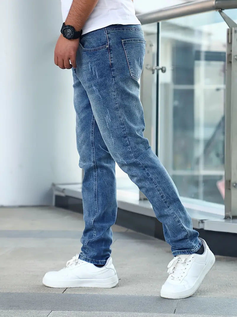 Moderne Herren Hose mit geradem Schnitt