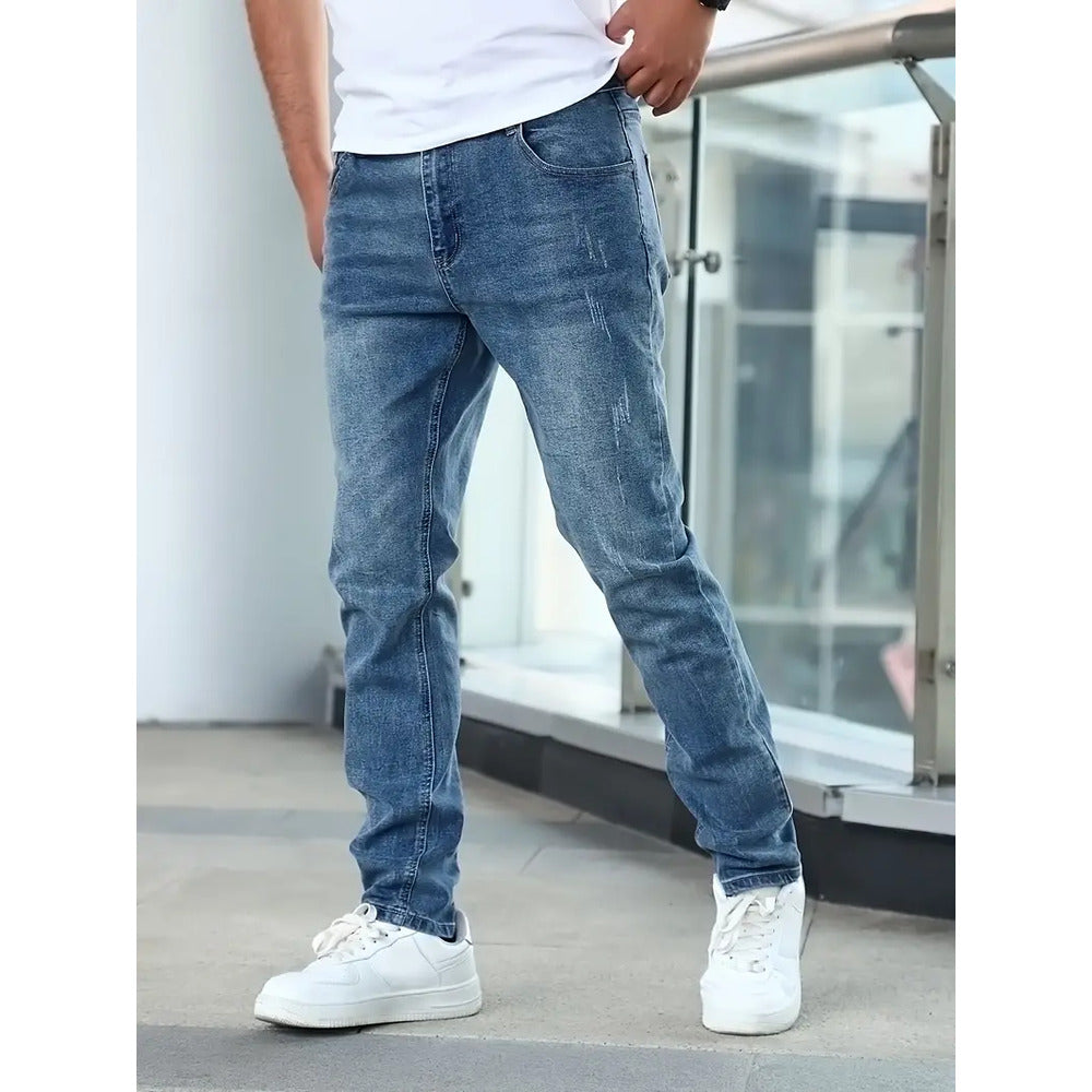 Moderne Herren Hose mit geradem Schnitt
