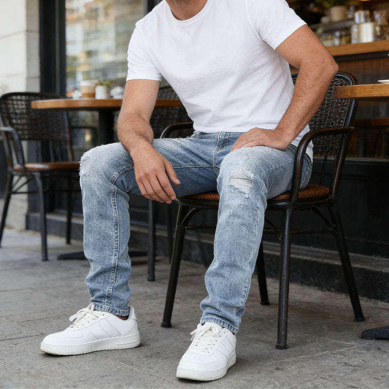 Sommerliche kurze Herrenhose mit unaufgeregter Ausstrahlung