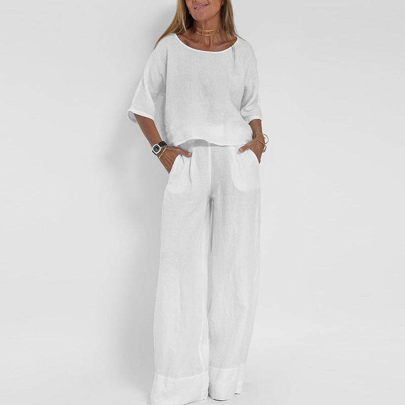 Damen Sommer Set mit weiter Hose