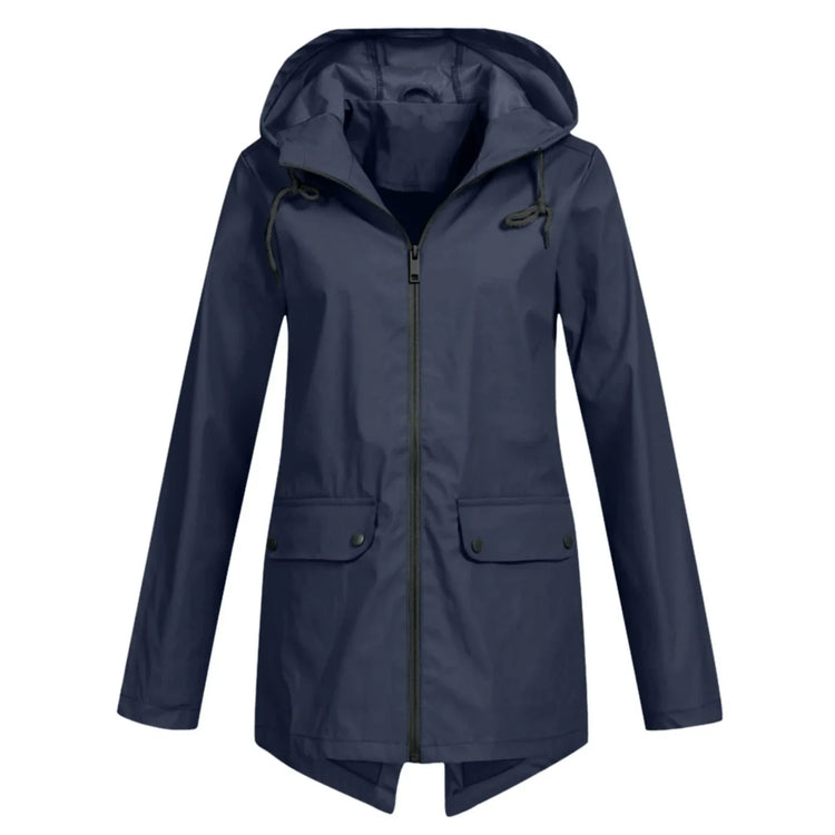 Damen Langes Kleid mit Muster und weiten Ärmeln