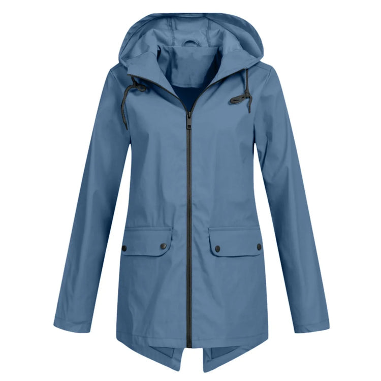 Damen Langes Kleid mit Muster und weiten Ärmeln