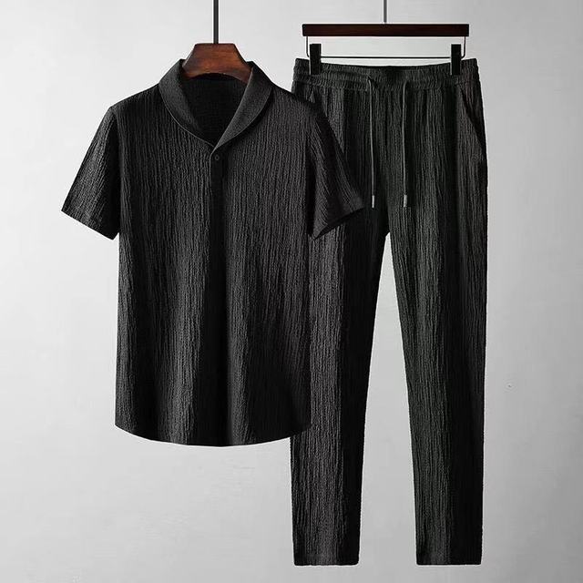 Herren Sommer Set mit Hemd und Hose