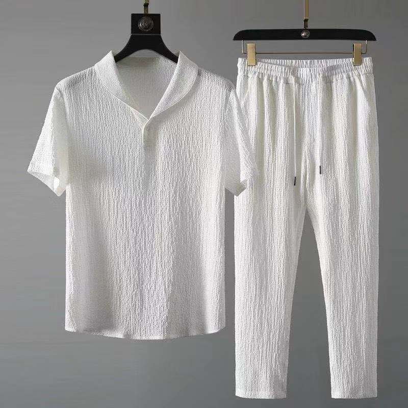 Herren Sommer Set mit Hemd und Hose